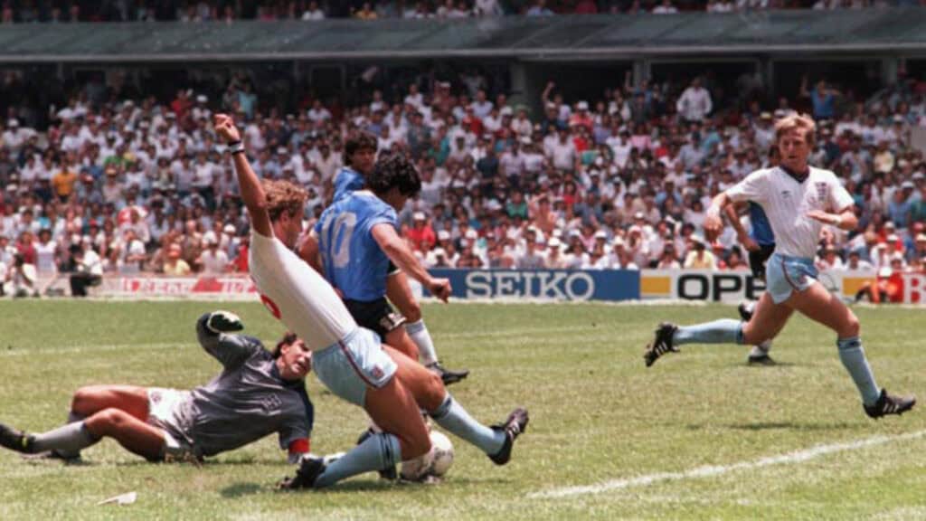 Gol de Diego Maradona a los Ingleses en el Mundial de México 1986. La Historia de los Mundiales.
