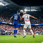 Estados Unidos vs Paraguay en el mundial 2026. Imagen generada por IA.