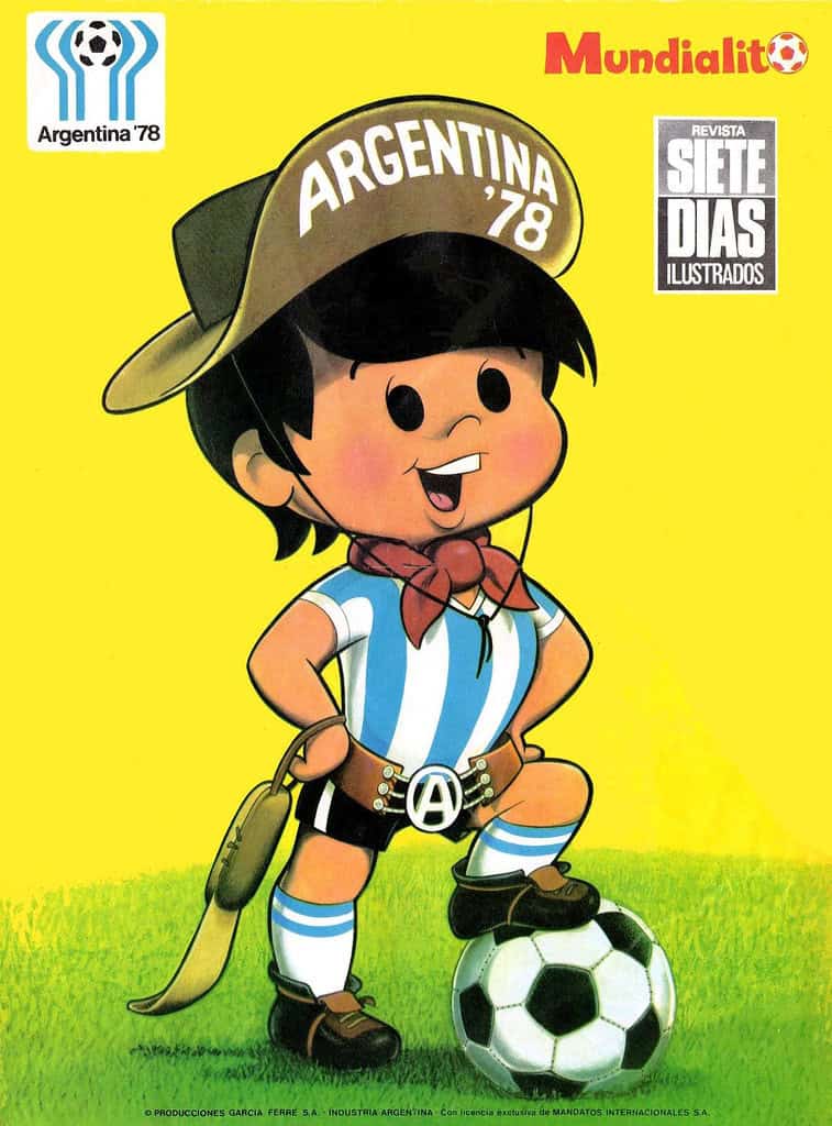 Gauchito, mascota de Argentina 1978. VARGAS, Carlos. 🇦🇷 Argentina '78. Licencia: CC BY-NC-SA 2.0